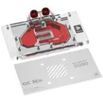 GPU veeblokk Barrow MSI Ventus 5090 jaoks &mdash; mudel BS-MSV5090-PA W, valge viimistlus
