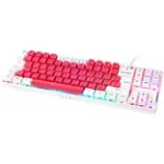 Mehaaniline m&auml;nguriklaviatuur GAMIAC TKL90G Kailh Red l&uuml;lititega, tenkeyless, valge/punane