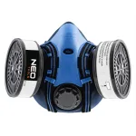 NEO TOOLS Silikoonist poolmask respiraator 2x P3 osakestefiltriga