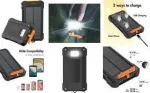 LogiLink p&auml;ikesepatareiga akupank 10000 mAh, 20 W, must/oranž