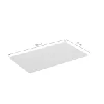 LOGILINK P&otilde;randakaitse matt k&otilde;vadele p&otilde;randatele, 117 x 200 cm, &uuml;limalt pehme PVC, l&auml;bipaistev, libisemiskindel, ftalaadivaba, sobib p&otilde;randak&uuml;ttega