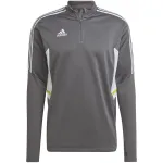 adidas Condivo 22 Training meeste dressipluus 1/2 t&otilde;mblukuga hall/valge HD2312