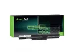 S&uuml;learvuti aku Green Cell SY18 Sony VAIO Fit 15E / Fit 14E jaoks, Li-Ion 14,8 V 2200 mAh, 4 elementi, must
