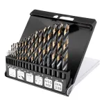 NEO TOOLS HSS-CNC metallpuurikomplekt, 124&deg;, Pro-Tec, 1,0-10,0 mm, 19-osaline