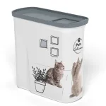 CURVER Pet Life koera- ja kassitoa toiduhoidja 1,5 kg 2L