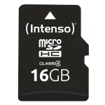 M&auml;lukaart Intenso 16GB MicroSDHC Class 4 3403470