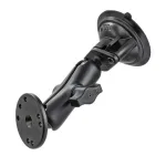 RAM Mounts iminappaga kinnitus AMPS-adapteriga - B-Ball (1 toll), teemant-alusplaat, keskmine vars, &uuml;mmargune alusplaat (RAM-B-166-202U)