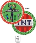 Procos Minecrafti peolaua pabertaldrikud 23 cm 8-pakk 95441
