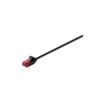 Wentronic Goobay CAT 6 &otilde;huke paigalduskaabel, U/UTP, must, 7,5 m, vask 93729