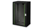 Digitus Unique DN-19 20-U-SW - kapp - v&otilde;rgukapp - sobib seinapaigalduseks - must, RAL 9005 - 20U - 48,3 cm (19) (DN-19 20-U-SW)