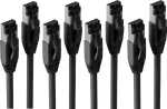 S CONN MAXIMUM CONNECTIVITY Cat. 8.1 F/FTP PIMF LSZH patch-kaabel, 10m, must, 4-pakk SC08-41075-4