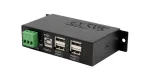 EXSYS EX-1594HMS USB 2.0 4-porti t&ouml;&ouml;stuslik jaotur DIN-siini komplektiga