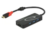 USB-jaotur DeLOCK USB 3.0 USB-C 3 porti