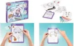 Maped Creativ LED-valgustuslaud AVATAR MANGA, lilla, patareitoitel, A5 j&auml;ljendusplaat manga mallidega 907076