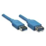 EXSYS EX-K1630-2 USB 3.2 Gen 1 kaabel, USB-A - USB-B, 2 m, sinine