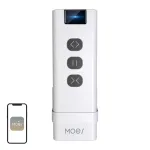 MOES YK2169 ZigBee 3.0 juhtmevaba stseenil&uuml;liti, 4-kanaliline, 12 stseeni, patareitoitel, valge