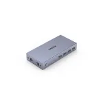 KVM-l&uuml;liti Unitek V307A USB HDMI 2-pordiline 4K Ultra HD 3840x2160@60Hz HDCP 2.2, metallkorpus, hall