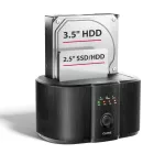 Axagon ADSA-SC dokkimisjaam 2,5/3,5-tollistele SATA-ketastele, USB-C 5 Gbps, kloonimisfunktsiooniga
