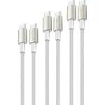 4smarts USB-C &ndash; USB-C kaabel PremiumCord 100W 3m valge - 3 m - USB C - USB C - USB 2.0 - 0,48 Gbit/s - valge