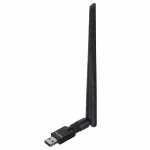USB Wi‑Fi adapter LANBERG NC-0300-WIE, USB 2.0, kaks v&auml;list antenni 5 dBi, WLAN 300 Mbps, Ethernet/WLAN, must
