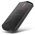 Axagon EEM2-GAM v&auml;line USB-C 10Gbps metallkarp M.2 NVMe ja SATA SSD ketastele. Kruvivaba
