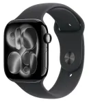 Apple Watch Series 11 GPS 42 mm, Jet Black alumiiniumkorpus musta spordirihmaga, S/M