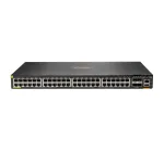 HPE - Aruba Series - l&uuml;liti - 6200F 48G Class4 PoE 4SFP+ 370W L3 - hallatav - 48 x 10/100/1000 (PoE+) + 4 x 1 Gigabit / 10 Gigabit SFP+ - rackile paigaldatav - PoE+ (370 W) - AC 100 -