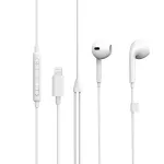 eSTUFF k&otilde;rvasisesed k&otilde;rvaklapid Apple'i seadmetele, juhtmega, k&otilde;ned/muusika, 90 g, k&otilde;rvaklapid, valge