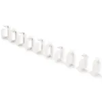 Kaablihaldusklamber Secomp 44 x 60 mm helehall RAL 7035, pakendis 10 tk