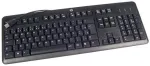 HP 672647-043 klaviatuur kontorisse USB QWERTZ saksa must