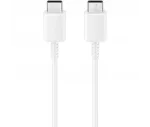 Samsung GP-TOU021RFC &ndash; USB-kaabel &ndash; 24-kontaktiline USB-C (M) kuni 24-kontaktiline USB-C (M) &ndash; 1,8 m &ndash; USB Power Delivery (3 A, 25 W) &ndash; valge (GP-TOU021RFCWW)