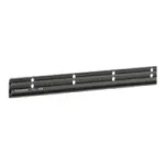 Hager Tehalit SL Sockelleistenkanal, Unterteil SL20055, H&ouml;he: 55mm, mit zwei Weichlippen PVC hart, schwarz, L&auml;nge: 2000mm (SL200551)