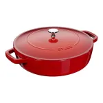 Staub Roaster Chistera 28cm &uuml;mmargune kirsipunane 40511-474-0 405114740 (40511-474-0)
