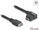 DeLOCK USB 10 Gbps kaabel Type-E Key A 20 kontaktiga isane USB USB-C emasele nurgelisele 70 cm