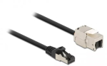 RJ45 pistikuga Keystone mooduli RJ45 pesaga kaabel DeLOCK 87030