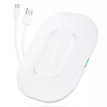 Juhtmevaba laadimisalus CHOETECH T550-F-v2 15W valge &mdash; Qi-&uuml;hilduv 15 W kiire juhtmevaba laadija