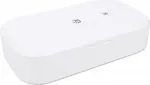 Manhattan UV-telefoni desinfitseerija, integreeritud UV-LED-id mikroobide, viiruste ja bakterite k&otilde;rvaldamiseks, Kiire 1-minutiline v&otilde;i 5-minutiline puhastusts&uuml;kkel, Automaatselt v&auml;ljal&uuml;lituv UV-valgus avamisel, Valge, Kolmeaastane garantii