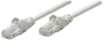 Intellinet Network patch-kaabel, Cat6, 0.25m, hall, CCA, U/UTP, PVC, RJ45, kullatud kontaktid, t&otilde;mbet&otilde;kestusega, kaitsetorbikuga, eluaegne garantii