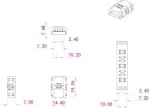 EUROLITE 50530069 LED-riba &uuml;hendus, 4-kontaktne, 10 mm