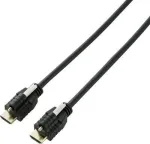 SpeaKa Professional HDMI &uuml;henduskaabel HDMI-A pistik, HDMI-A pistik 3.00 m must SP-9784188 Audio Return Channel, kullatud pistikukontaktid, kruvilukk (SP-9784188)