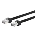 METZ CONNECT Ultraflex500 - Patch-Cable - RJ-45 (M) to RJ-45 (M) - 2,0m - 6,4 mm - SFTP, PiMF - CAT 6 - Shielded, Halogen-Free - Must (13084V2000-E)