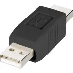 USB-kaabel Renkforce RF-4079673 A-t&uuml;&uuml;p A-t&uuml;&uuml;bile, must, mudel 29212C2A