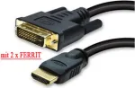 HDMI-DVI-kaabel ShiverPeaks 77485-RE, 5 m, kullatud pistikutega