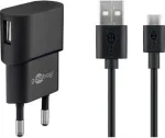 Goobay 45296 laadija mobiilseadmetele, siseruumides, must (45296)