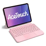 Inateck KB04122 Ace Touch klaviatuurikate iPad 11 / iPad Air 4/5 jaoks, QWERTZ, roosa