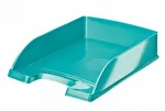 Leitz kirjaalus WOW, plastikust, sinine, A4, &uuml;mbrik, kiri, m&auml;rge, paber, 242 x 330 x 60 mm, 255 x 357 x 70 mm