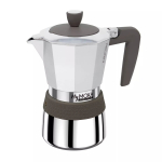 Moka pot Pedrini MyMoka induction pruun roostevaba teras