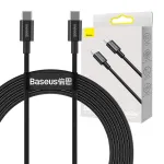 Baseus Superior USB-C to USB-C kaabel 1m Must 100W Kiirlaadimine ja Andmes&uuml;nkroonimine