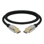 GOOD CONNECTIONS Premium DisplayPort 2.0 kaabel, 54 Gbit/s, UHBR 13.5, 4K @240Hz / 8K @60Hz, t&auml;ismetallist pistik, vask, 3m, must