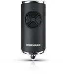 Pilot Hormann HSE 4 868MHz BiSecure k&auml;sisaatja (must, matt, kroomitud nupud)